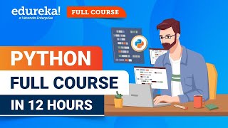 Python Full Course 2024  Python for Beginners  12 Hours  Python Tutorial  Edureka [upl. by Notecnirp]