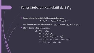 Kuliah Matematika Aktuaria IIPertemuan 9Part 2The Jointlife Model [upl. by Ticknor]