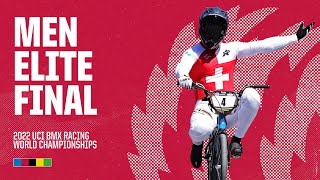 Men Elite Final  Nantes 2022 UCI BMX Racing World Championships [upl. by Esilahs]