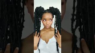 10 Ways To Style Faux Butterfly Locs  ZRQ Beauty Hair Crochet Locs  AmberCharmayne [upl. by Katonah815]