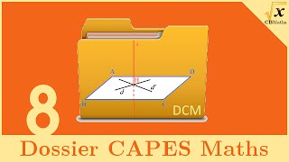 Droites sécantes dans lespace   Dossier CAPES Maths 2016 8 [upl. by Pavla778]