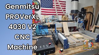 Genmitsu PROVerXL 4030 V2 CNC Unboxing and first jobs [upl. by Jerrie]