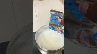 Milma roasted palada mix preparation cooking cook kitchen payasam onam food [upl. by Rysler]