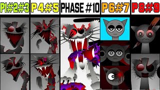 Phase 1 VS Phase 2 VS Phase 3 VS Phase 4 VS Phase 5 VS Phases 610 in Incredibox Sprunki [upl. by Groos]