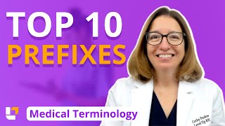 Top Ten Prefixes  Medical Terminology  LevelUpRN [upl. by Evad884]