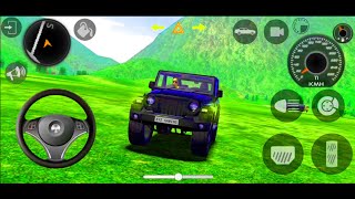 U74x4👿Mahindra Thar City💱 Driving gadi wala game  Car Game Android💯 [upl. by Torrence]