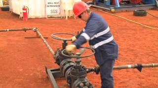 Historic oil discovery in Central Australia [upl. by Eisak]