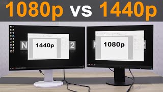 1080p vs 1440p Monitor [upl. by Boote]