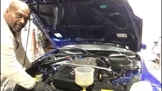 How to bleed the coolant system on Nissan 350Z and infiniti G35 [upl. by Gianni]