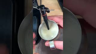 DeLonghi Stilosa steam wand hack for latte art [upl. by Hsirehc]