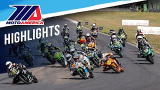 MotoAmerica Junior Cup Race 1 Highlights at Brainerd 2023 [upl. by Ardeha]