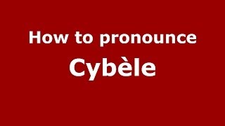 How to pronounce Cybèle Brazilian PortugueseBrazil  PronounceNamescom [upl. by Nandor228]