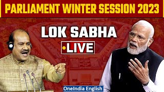 Lok Sabha LIVE  141 MPs Suspended  Parliament Security Breach  Parliament Winter Session PM Modi [upl. by Lust681]