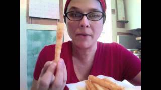 Recipe for Fake French Fries Using Raw Jicama [upl. by Anaehr]