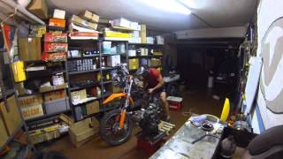 ktm 950 adventure rebuild [upl. by Yrrej]