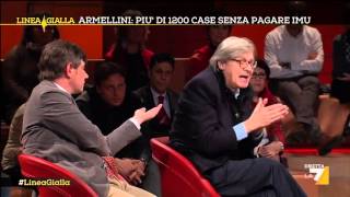 Sgarbi vs Zurlo quotNon mi rompere i coglioni Non sai un caoquot [upl. by Ellekcim513]