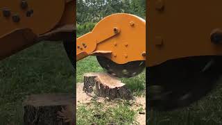 🌳 Unleash Efficiency with the Trackless FrontMounted Stump Grinder [upl. by Yert721]