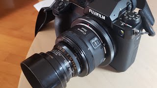 Fujifilm GFX 100S 4K Video  Cooke Speed Panchro  Steelsring EF GFX PRO [upl. by Nosde652]