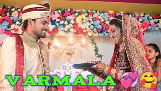 My WeddingS Varmala Full Scene 💞II The Beautiful Moments 😍 of My Life II Varmala Song for wedding [upl. by Lamarre]