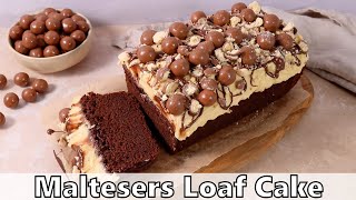 Maltesers Loaf Cake Recipe [upl. by Natloz]