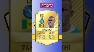 Koulibaly evolution Cards In FifaEafc 20162025 [upl. by Anala]