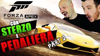 FORZA  CON STERZO E PEDALI FANATEC [upl. by Nimzzaj165]