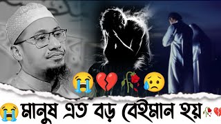 মানুষ এত বড় বেইমান হয় কিভাবে আমার বুঝে আসেনা Anisur Rahman Ashrafi emotional boyan  new sed waz [upl. by Assertal]