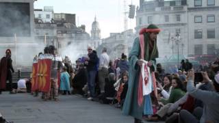 Passion Play Good Friday 2016 Trafalgar Square [upl. by Yxor]