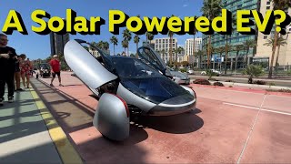 Aptera Solar Powered EV First Look [upl. by Enylecoj542]