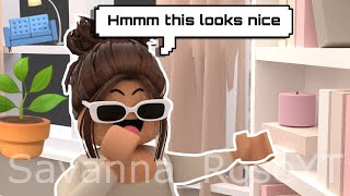 Going Furniture Shopping 🛍 🛒 EXPENSIVE Roblox Bloxburg Voice RP [upl. by Nakre]