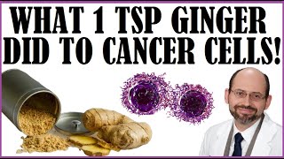 What 1 Tsp Ginger Did To Cancer Cells [upl. by Llewej495]