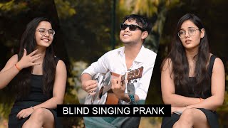 Blind ManअंधाPrank With Twist On Girl  Singing Hindi Songs Mashup  Shocking Reactions😱 Jhopdi K [upl. by Scever]