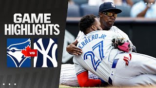 Blue Jays vs Yankees Game Highlights 8424  MLB Highlights [upl. by Darnok]