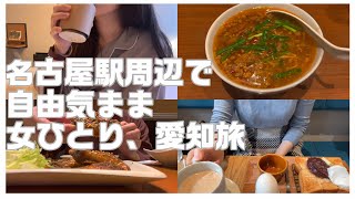 名古屋飯を食べる、女ひとり旅【vlog】 [upl. by Tniassuot]