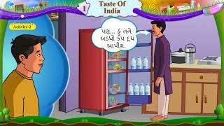 Std 6 english unit 1 Taste of india ncert sem 2 [upl. by Robet]