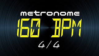 metronome 160 BPM 44 [upl. by Ogir831]