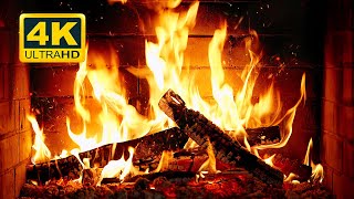 🔥 Cozy Fireplace 4K 12 HOURS Fireplace with Crackling Fire Sounds Crackling Fireplace 4K [upl. by Maro]