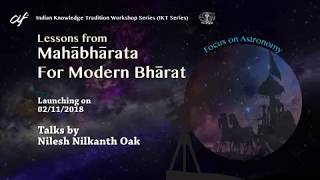 Lessons from the Mahabharata for Modern Bharat  Focus on Astronomy [upl. by Alleram]