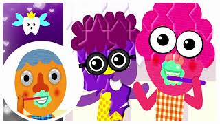 Brush Your Teeth 2  Tooth Brushing Song for Kids  Noodle amp Pals  ACAPELLA [upl. by Doownel]