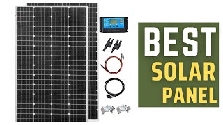 Best Solar Panel  200W Glass Rigid Solar Panel Review in 2024 [upl. by Haidadej]