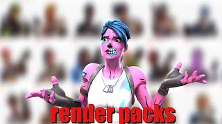 Best fortnite render packs  100 renders📱 [upl. by Wilder56]