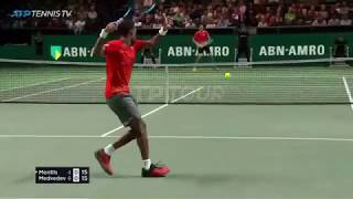 Amazing Gael Monfils Shots v Medvedev  Rotterdam 2019 [upl. by Buddie]