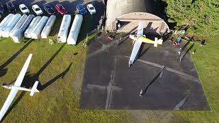 Junior Gliding Winter Series 2024 Long Mynd Hangar Unpacking Sunday Morning [upl. by Aikkan]