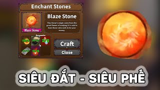 Đá Lửa Blaze Stone  Farm ở đâu Mạnh hay yếu Khảm vô kiếm nào King Legacy Update 46 [upl. by Anastos129]