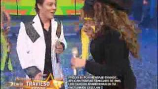 Jenni Rivera canta con el Travieso [upl. by Renrag613]