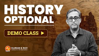 History Optional Demo Class  Vajiram and Ravi [upl. by Blair]