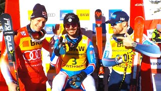 Mens Super G  Highlights  Wengen SUI  2024 [upl. by Anorahs]