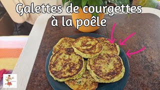 Galettes de courgettes cuites à la poêle [upl. by Lacym]