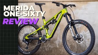 2023 Merida OneSixty Review  A Futuristic Enduro Bike That Ticks Almost Every Box [upl. by Cherrita]