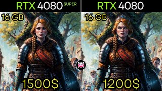 RTX 4080 VS RTX 4080 SUPER  2160P GAMING TEST [upl. by Ynej]